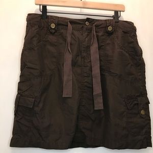 Vintage Old Navy Brown Utility Skirt